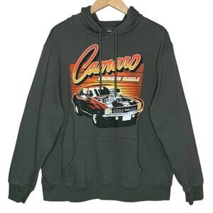 GM Camaro American Muscle Car Hoodie Sweatshirt XL General Motors Mad Engine